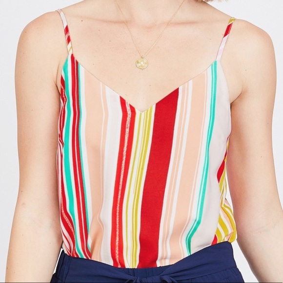 Lost + Wander Striped Camisole - S - Picture 3 of 15